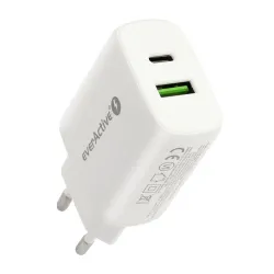 Ładowarka sieciowa everActive SC-370Q z gniazdem USB | PartsPC.pl