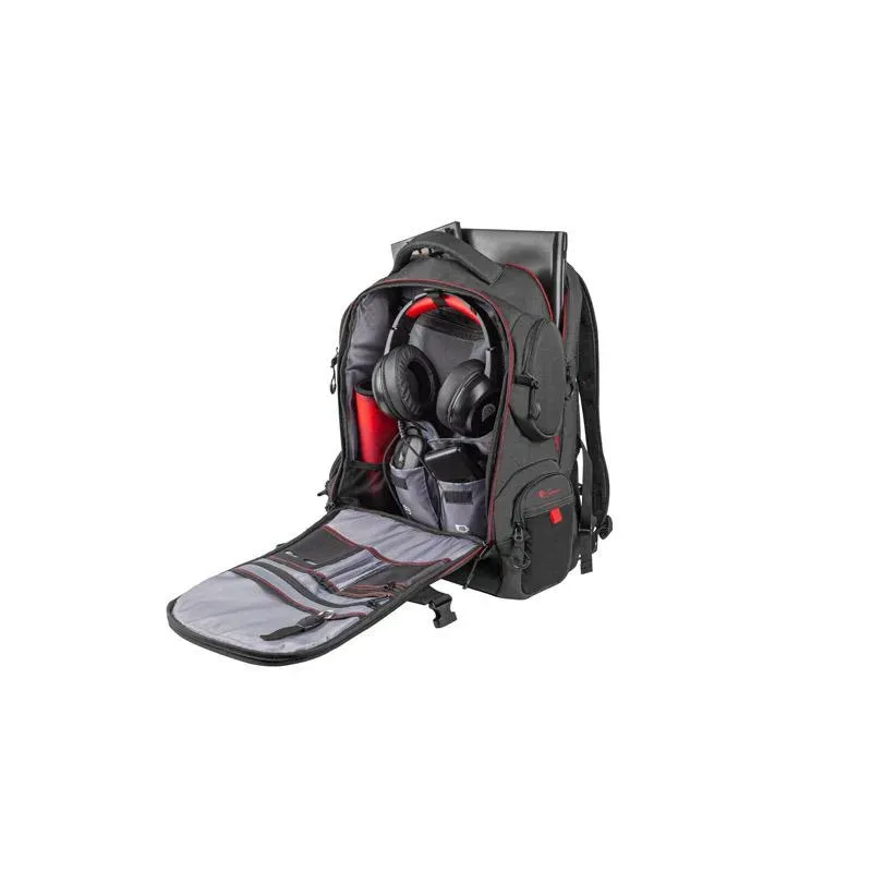 Plecak do notebooka Genesis Pallad 550 15,6"/17,3" czarny | PartsPC.pl