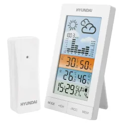 Stacja meteo Hyundai - WS2050 biała | PartsPC.pl