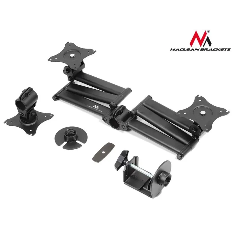 Uchwyt biurkowy na 3 monitory Maclean MC-691 13-27"... | PartsPC.pl