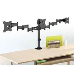 Uchwyt biurkowy na 3 monitory Maclean MC-691 13-27"... | PartsPC.pl