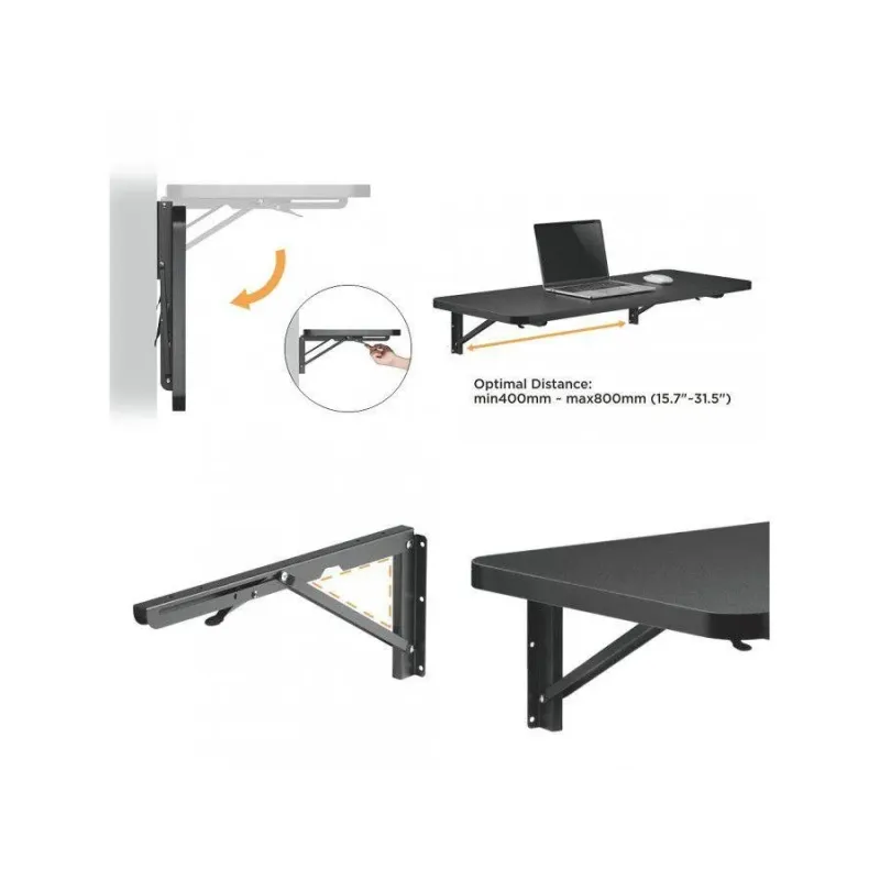 Uchwyt składany półki ściennej Maclean MC-876 w kolorze... | PartsPC.pl