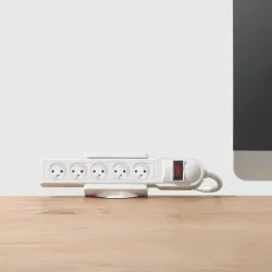 Uchwyt biurkowy do listwy zasilającej Maclean MC-808 | PartsPC.pl