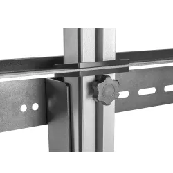 Uchwyt TV teleskopowy, sufitowo-podłogowy z półką... | PartsPC.pl