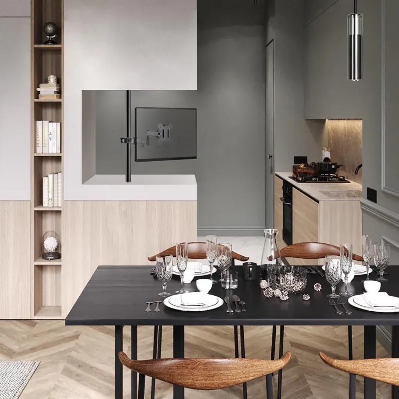 Uchwyt monitora na rurkę / słupek 28-60mm Maclean MC-984... | PartsPC.pl