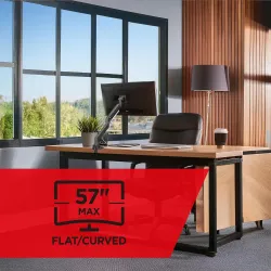 Uchwyt do monitora Maclean MC-968, podwójne ramię, ze... | PartsPC.pl