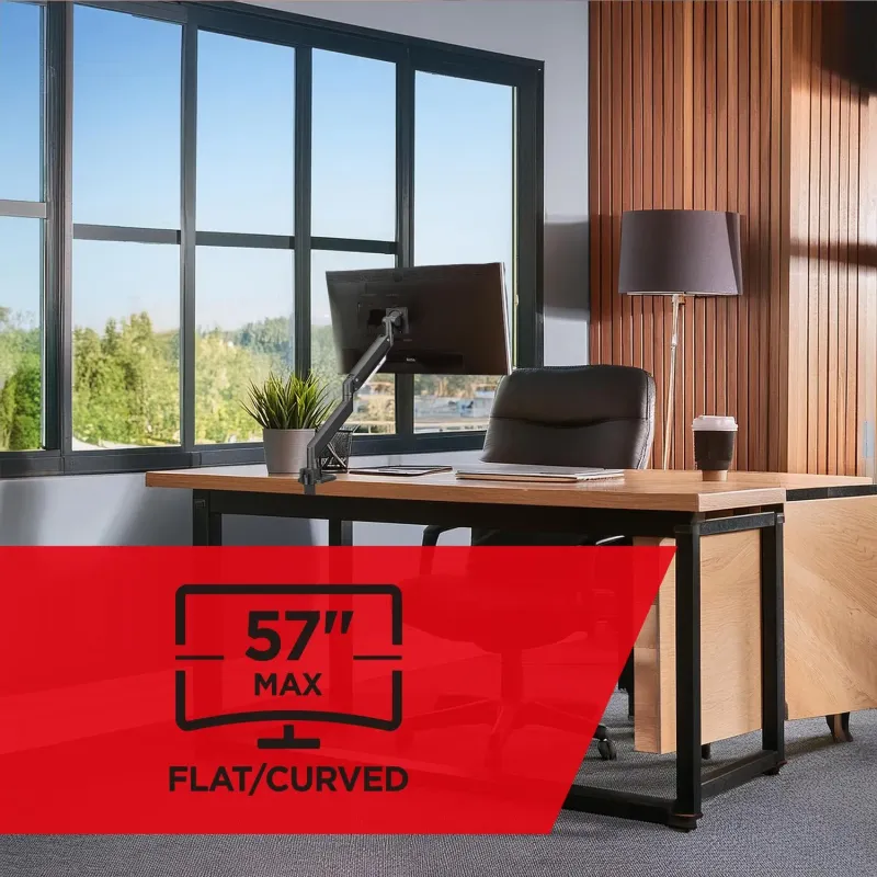 Uchwyt do monitora Maclean MC-968, podwójne ramię, ze... | PartsPC.pl