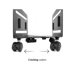 Wózek uchwyt na komputer Maclean MC-851 na kółkach, max | PartsPC.pl