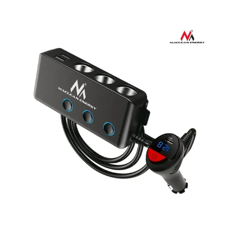 Rozdzielacz gniazda zapalniczki samochodowej Maclean | PartsPC.pl