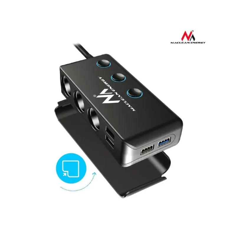 Rozdzielacz gniazda zapalniczki samochodowej Maclean | PartsPC.pl