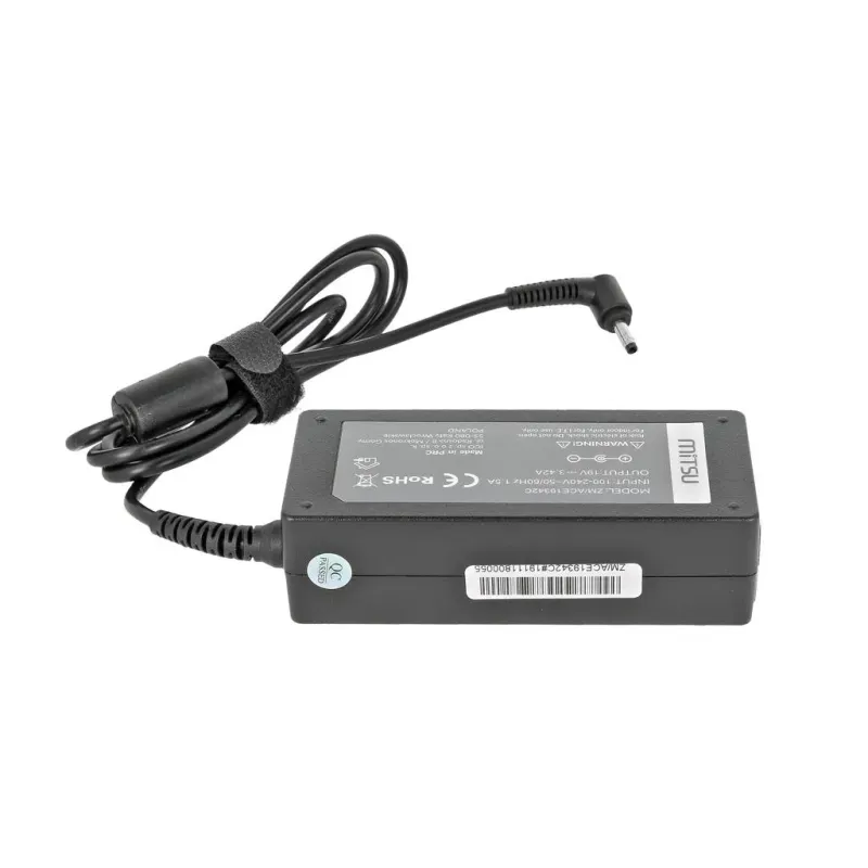 Zasilacz sieciowy Mitsu 19V 3.42A (3.0x1.1) 65W do | PartsPC.pl