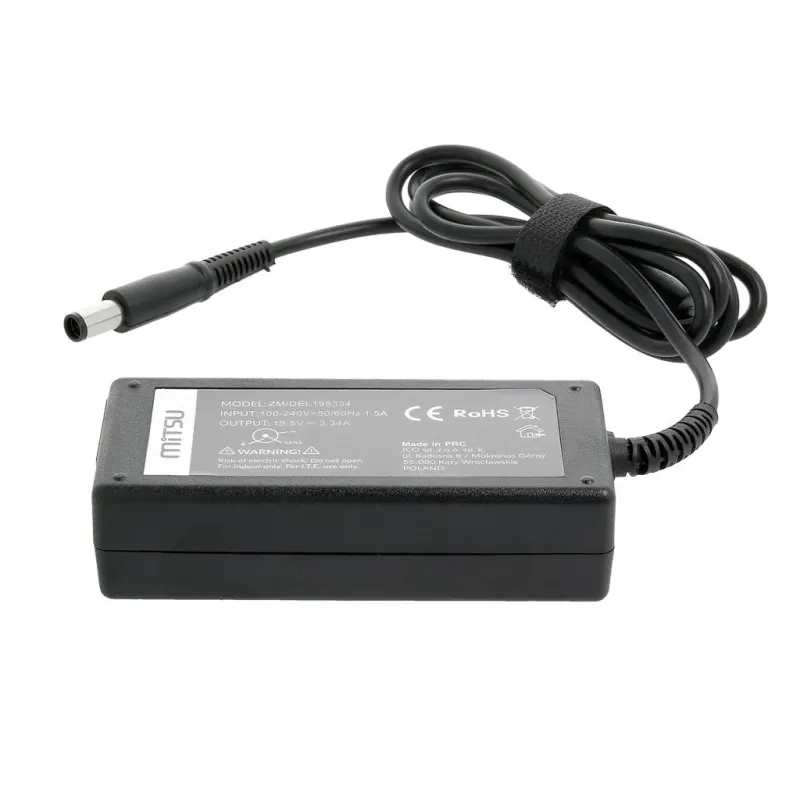 Zasilacz sieciowy Mitsu 19.5V 3.34A (7.4x5.0 pin) 65W do | PartsPC.pl