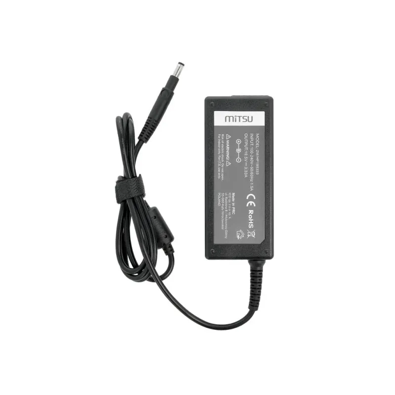 Zasilacz sieciowy Mitsu 19.5V 3.33A (4.8x1.7) 65W do n... | PartsPC.pl