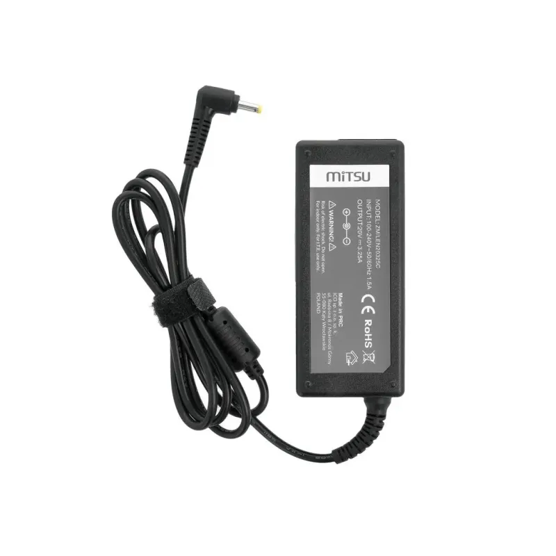 Zasilacz sieciowy Mitsu 20V 3.25A (4.0x1.7) 65W do | PartsPC.pl