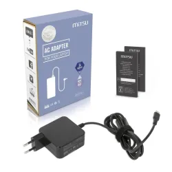 Zasilacz sieciowy Mitsu 45W USB-C, USBC, 5-20V, 2-3A | PartsPC.pl