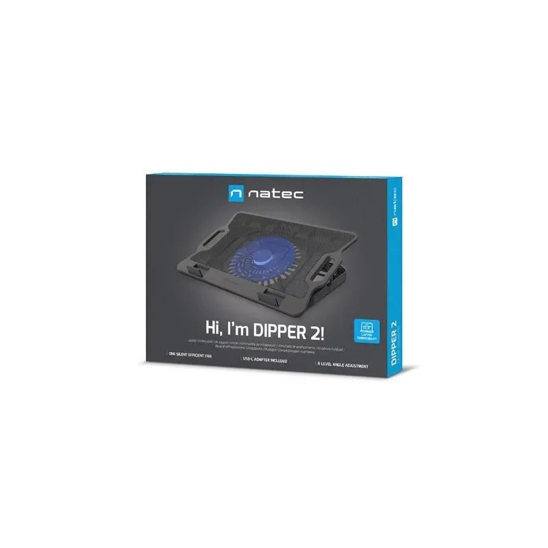 Podstawka chłodząca pod notebooka Natec Dipper 2 | PartsPC.pl