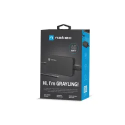 Zasilacz sieciowy uniwersalny Natec Grayling USB-C 45W | PartsPC.pl