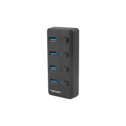 Hub USB Natec 4x USB 3.0 Mantis 2 z włącznikiem + | PartsPC.pl