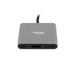 Hub USB Natec Fowler Multi Port mini USB-C PD, USB 3.0, | PartsPC.pl