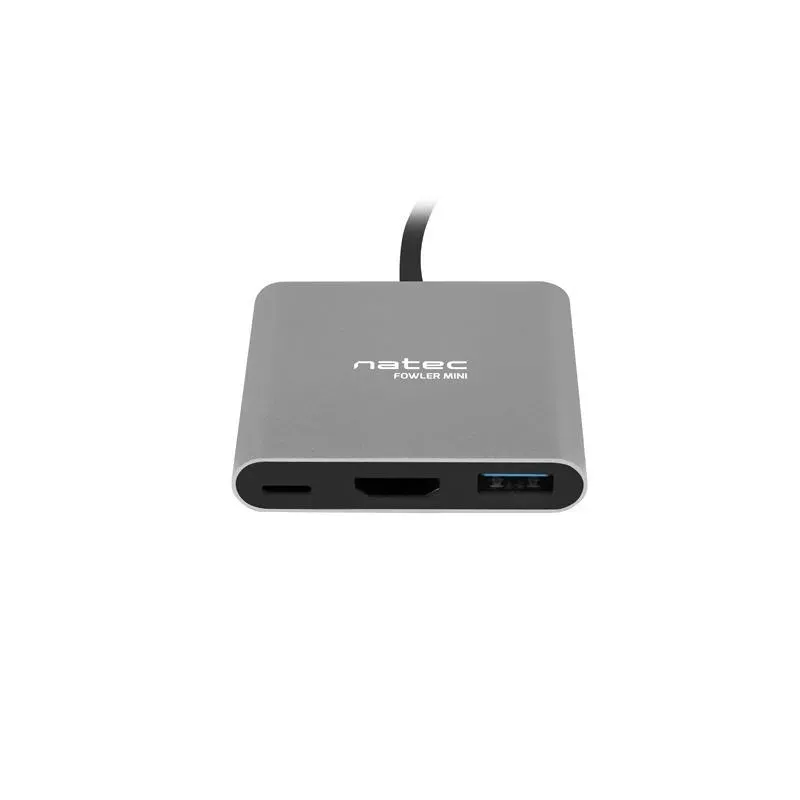 Hub USB Natec Fowler Multi Port mini USB-C PD, USB 3.0, | PartsPC.pl