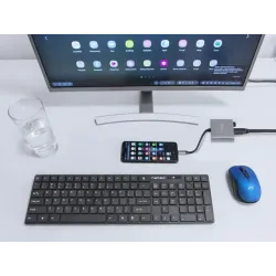 Hub USB Natec Fowler Multi Port mini USB-C PD, USB 3.0, | PartsPC.pl