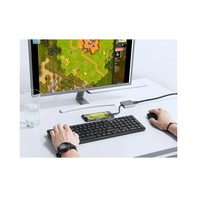 Hub USB Natec Fowler Multi Port mini USB-C PD, USB 3.0, | PartsPC.pl