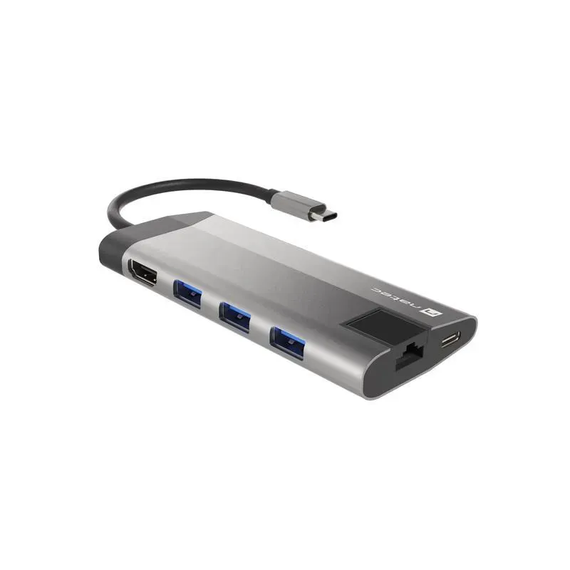 Stacja dokująca HUB USB Natec Fowler Plus Multiport | PartsPC.pl