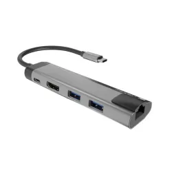 Stacja dokująca USB Natec Fowler GO Multiport USB-C PD, | PartsPC.pl