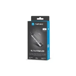 Stacja dokująca USB Natec Fowler GO Multiport USB-C PD, | PartsPC.pl