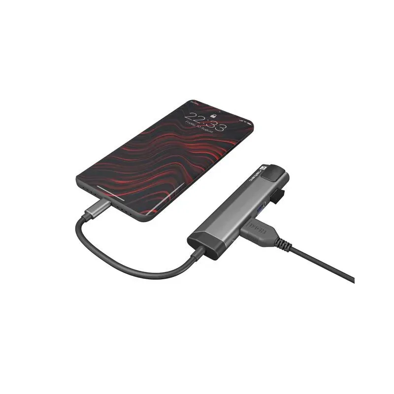 Stacja dokująca USB Natec Fowler GO Multiport USB-C PD, | PartsPC.pl
