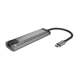 Stacja dokująca USB Natec Fowler GO Multiport USB-C PD, | PartsPC.pl