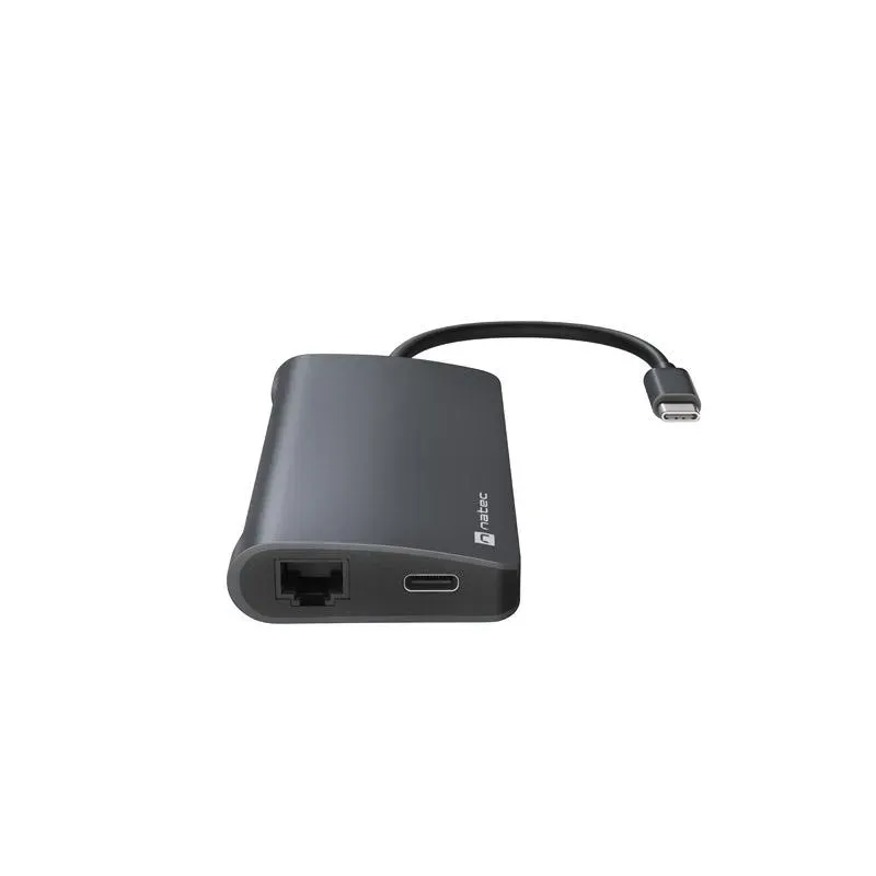 Stacja dokująca USB Natec Fowler 2 V2 Multiport USB-C - | PartsPC.pl