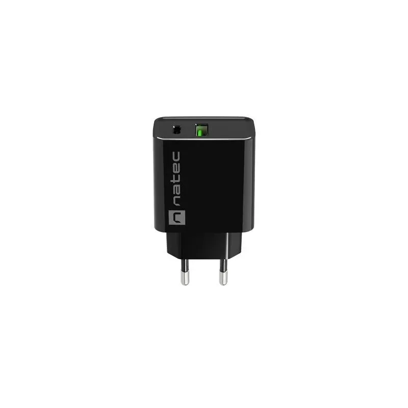 Ładowarka sieciowa Natec Ribera 1x USB-A + 1x USB-C 20W | PartsPC.pl