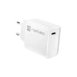 Ładowarka sieciowa Natec Ribera 1x USB-C 20W biała | PartsPC.pl