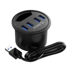 Hub USB Orico DESK-4U-BK-BP biurkowy 4 x USB 3.1 | PartsPC.pl