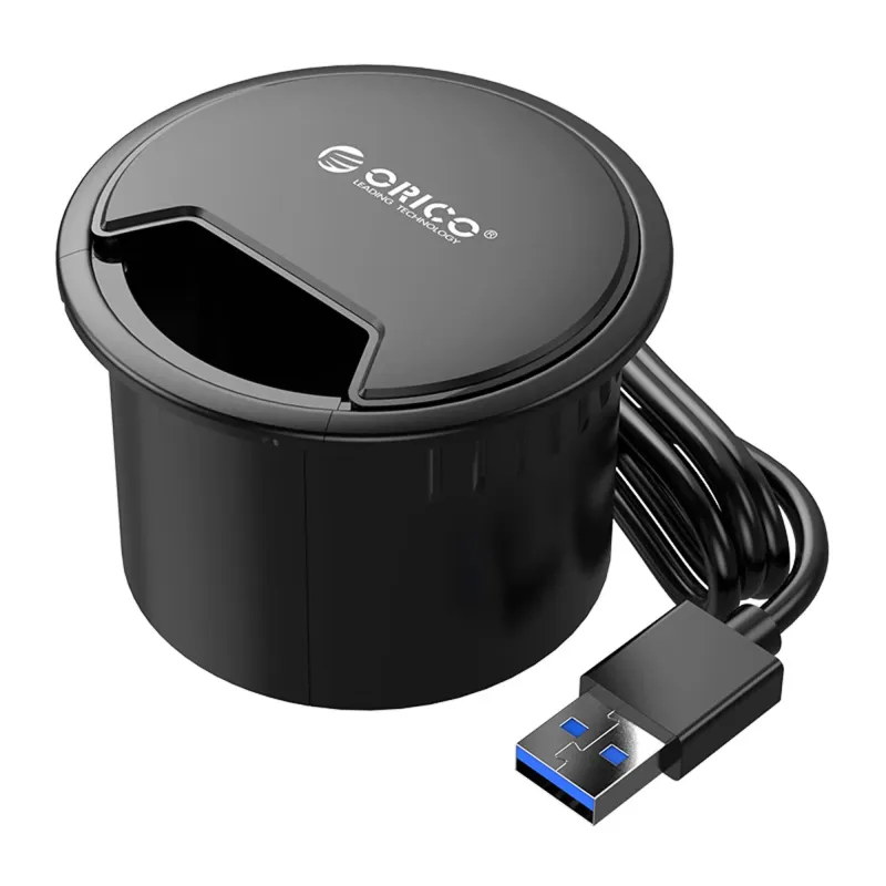 Hub USB Orico DESK-4U-BK-BP biurkowy 4 x USB 3.1 | PartsPC.pl