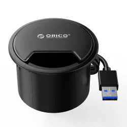 Hub USB Orico DESK-4U-BK-BP biurkowy 4 x USB 3.1 | PartsPC.pl