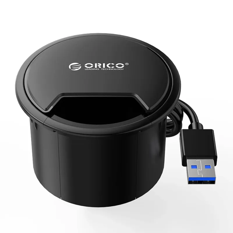 Hub USB Orico DESK-4U-BK-BP biurkowy 4 x USB 3.1 | PartsPC.pl