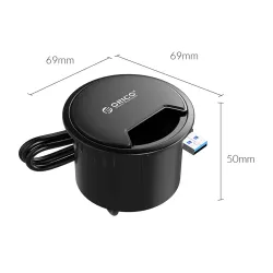 Hub USB Orico DESK-4U-BK-BP biurkowy 4 x USB 3.1 | PartsPC.pl