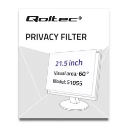 Filtr prywatyzujący RODO Qoltec 21.5" (16:9) | PartsPC.pl