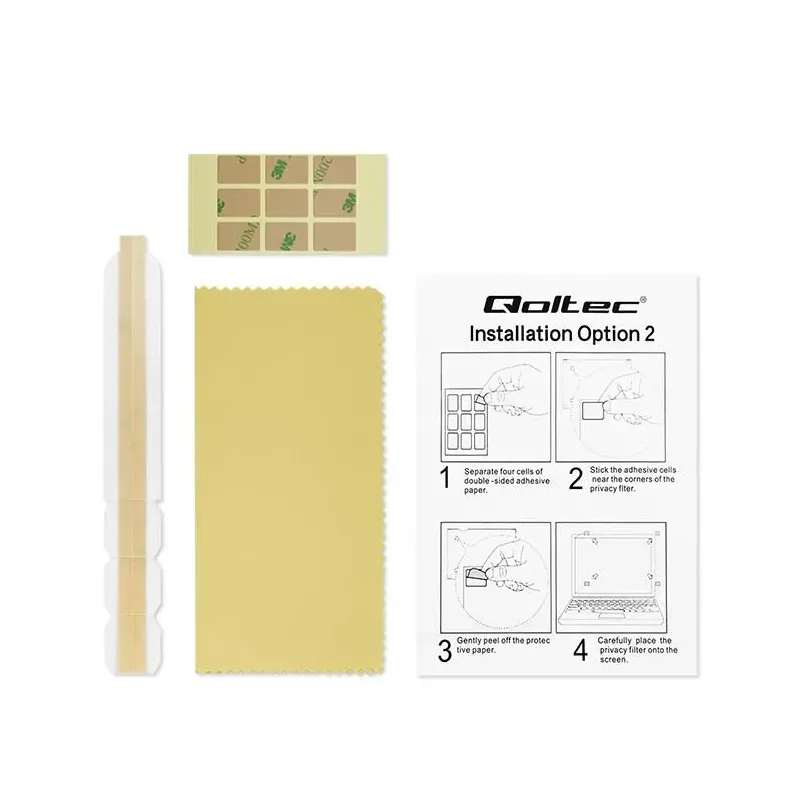 Filtr prywatyzujący RODO Qoltec 27" (16:9) | PartsPC.pl