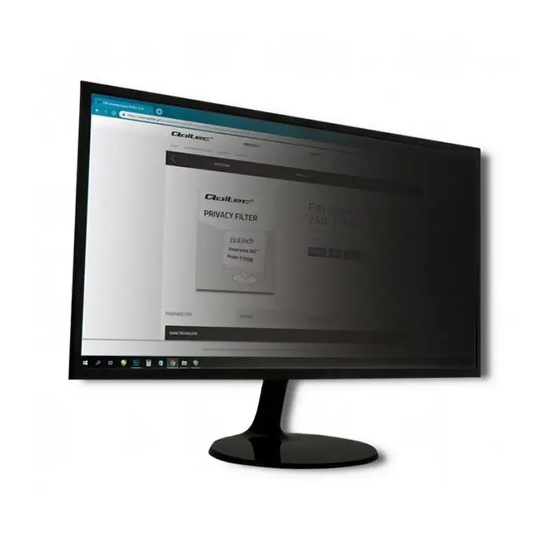 Filtr prywatyzujący RODO Qoltec 24" (16:10) | PartsPC.pl