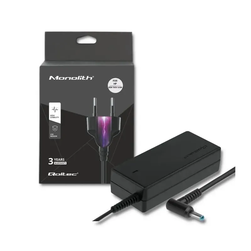 Zasilacz sieciowy Qoltec do HP/Compaq 19,5V | 3,33A | | PartsPC.pl