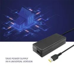 Zasilacz sieciowy Qoltec do Lenovo 20V 3,25A Slim Tip | PartsPC.pl