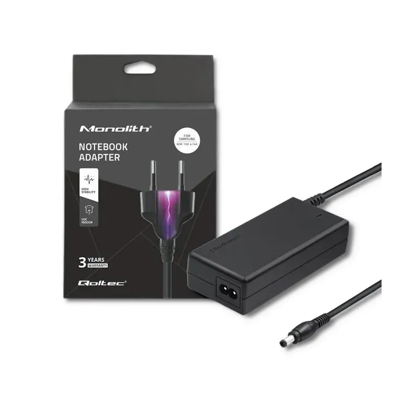 Zasilacz sieciowy Qoltec do Samsung 90W 19V 4,74A | PartsPC.pl