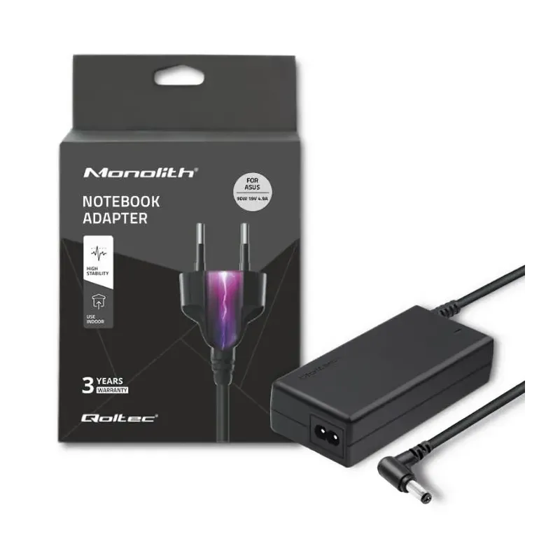 Zasilacz sieciowy Qoltec do Asus 90W 19V 4,9A 5.5*2.5 | PartsPC.pl