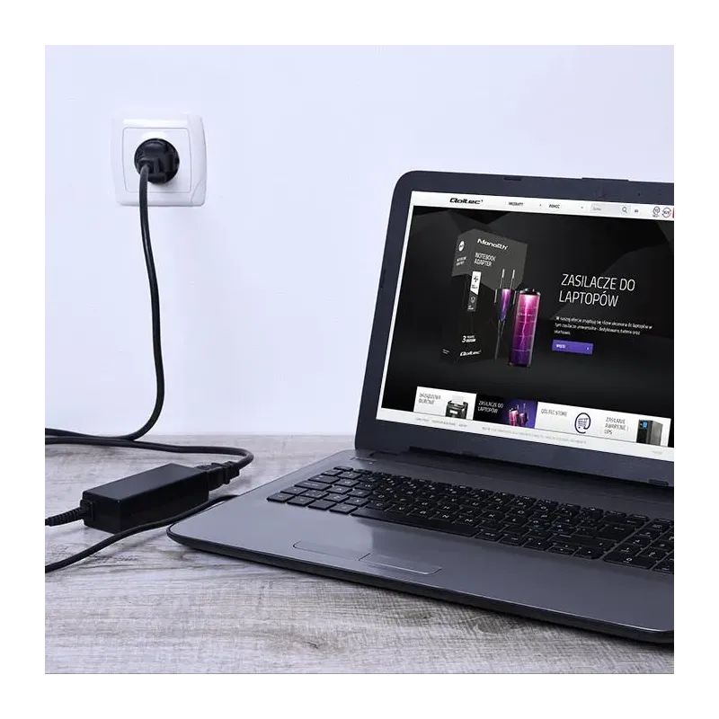 Zasilacz sieciowy Qoltec 65W 19V 3,42A 5.5*2.5 | PartsPC.pl