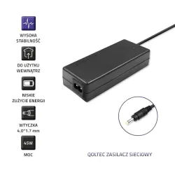 Zasilacz sieciowy Qoltec do Lenovo 45W 20V 2,25A 4.0*1.7 | PartsPC.pl