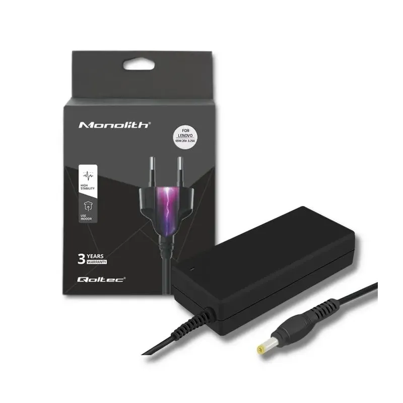 Zasilacz sieciowy Qoltec do Lenovo 65W 20V 3,25A 4.0*1.7 | PartsPC.pl