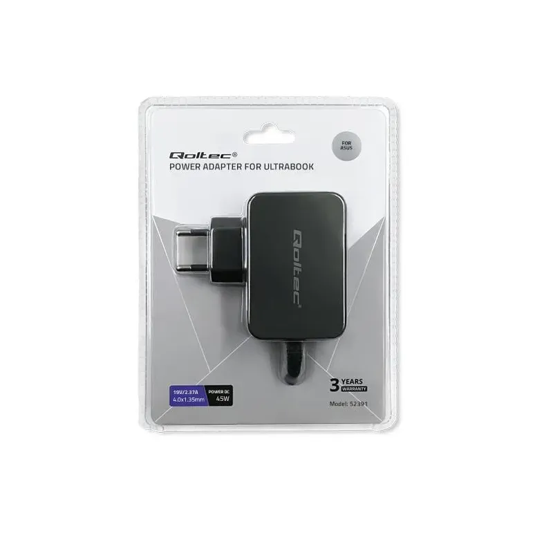 Zasilacz do ultrabooka Qoltec Asus 45W | 19V | 2.37A | | PartsPC.pl